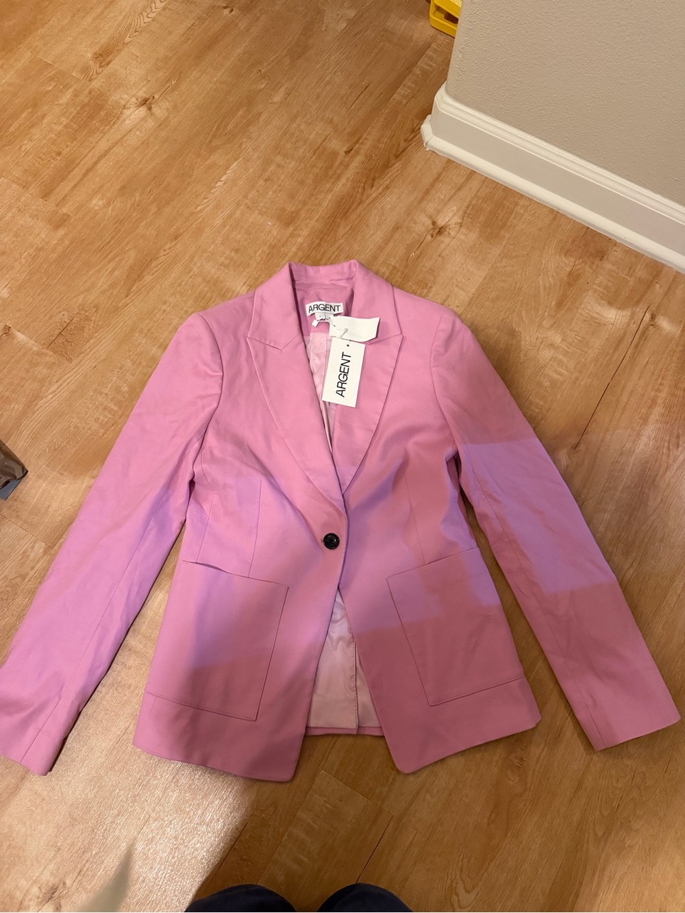 NWT Argent Patch Pocket Blazer in Cotton Lavender Size 6